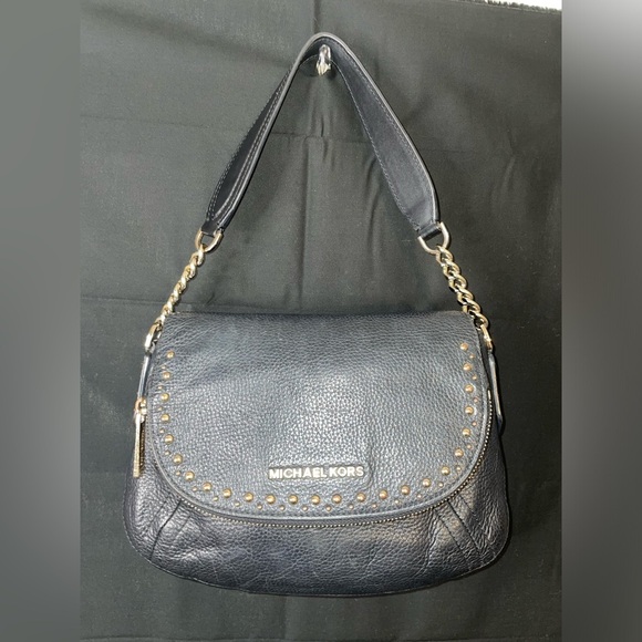 Michael Kors Aria Studded Medium Convertible Purse - Picture 2 of 13